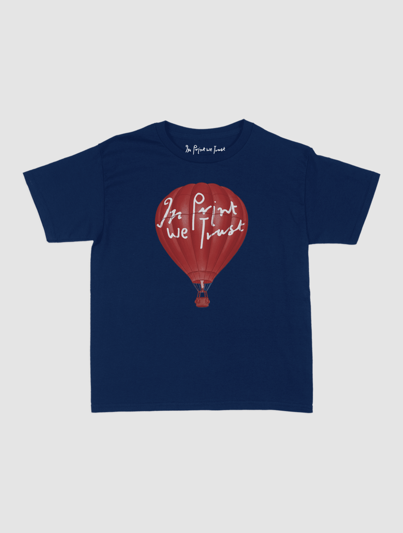 hot air balloon baby tee - In Print We Trust