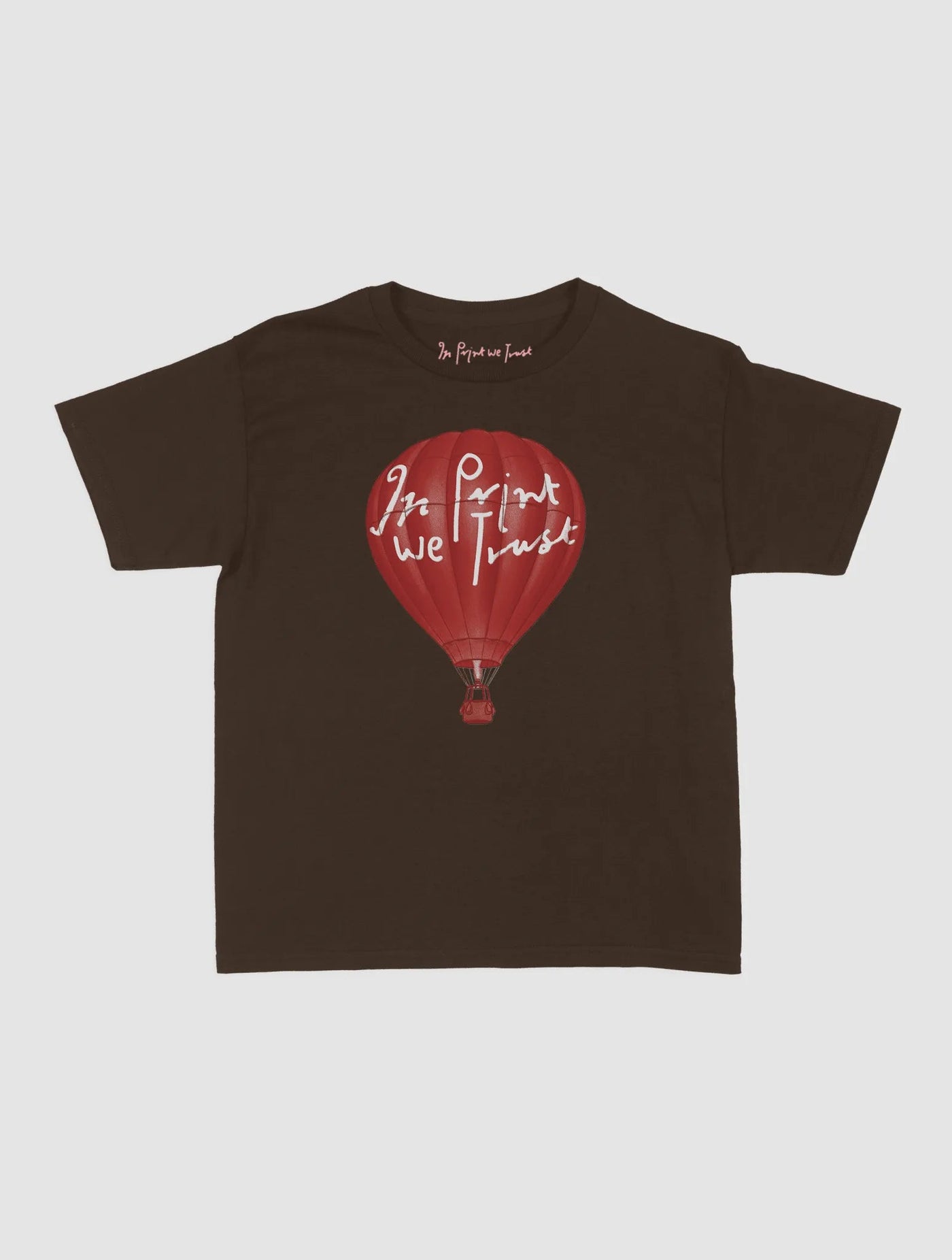 hot air balloon baby tee - In Print We Trust