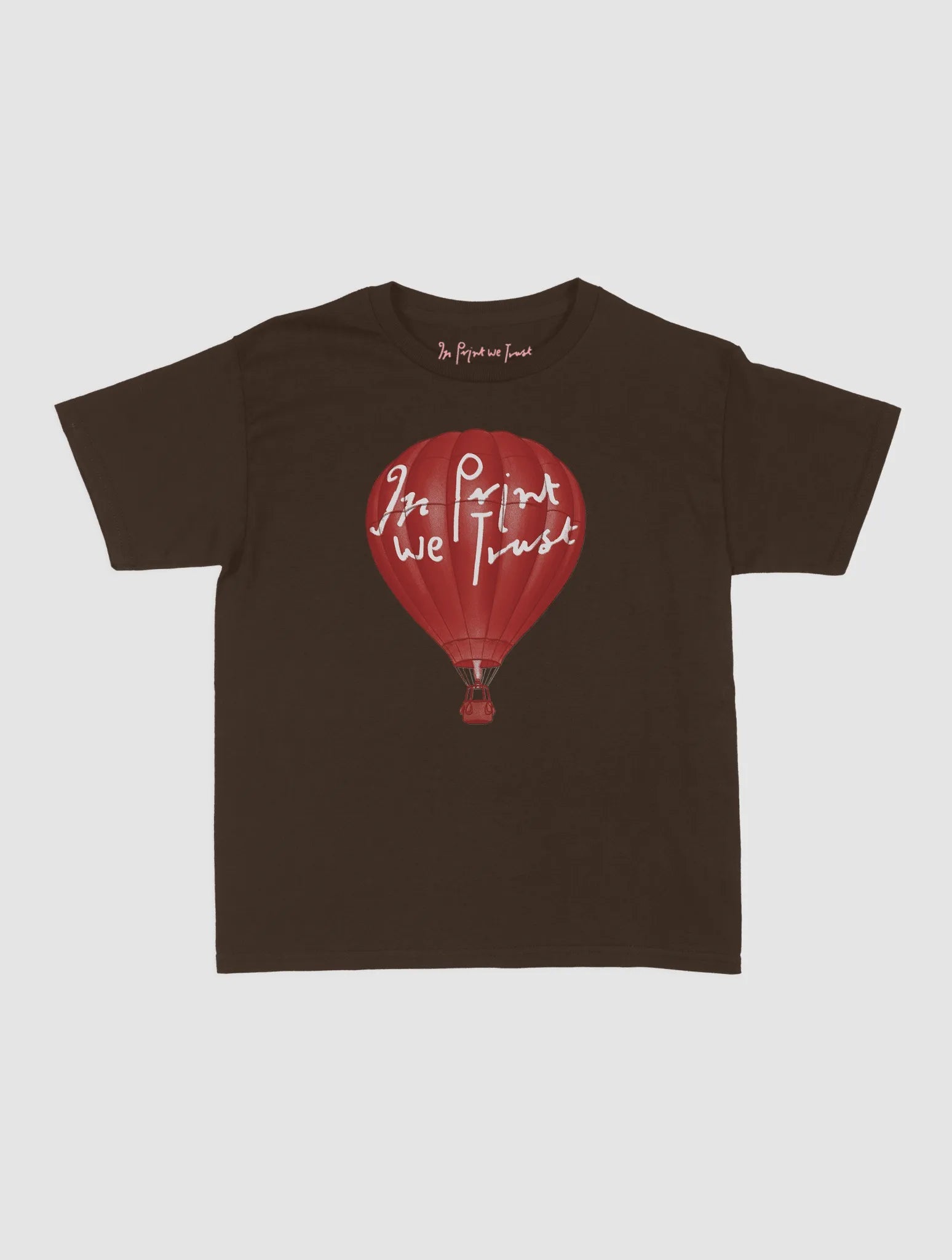 hot air balloon baby tee - In Print We Trust