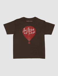 hot air balloon baby tee - In Print We Trust