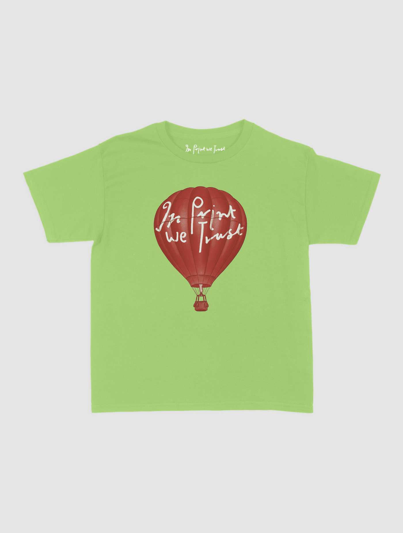 hot air balloon baby tee - In Print We Trust