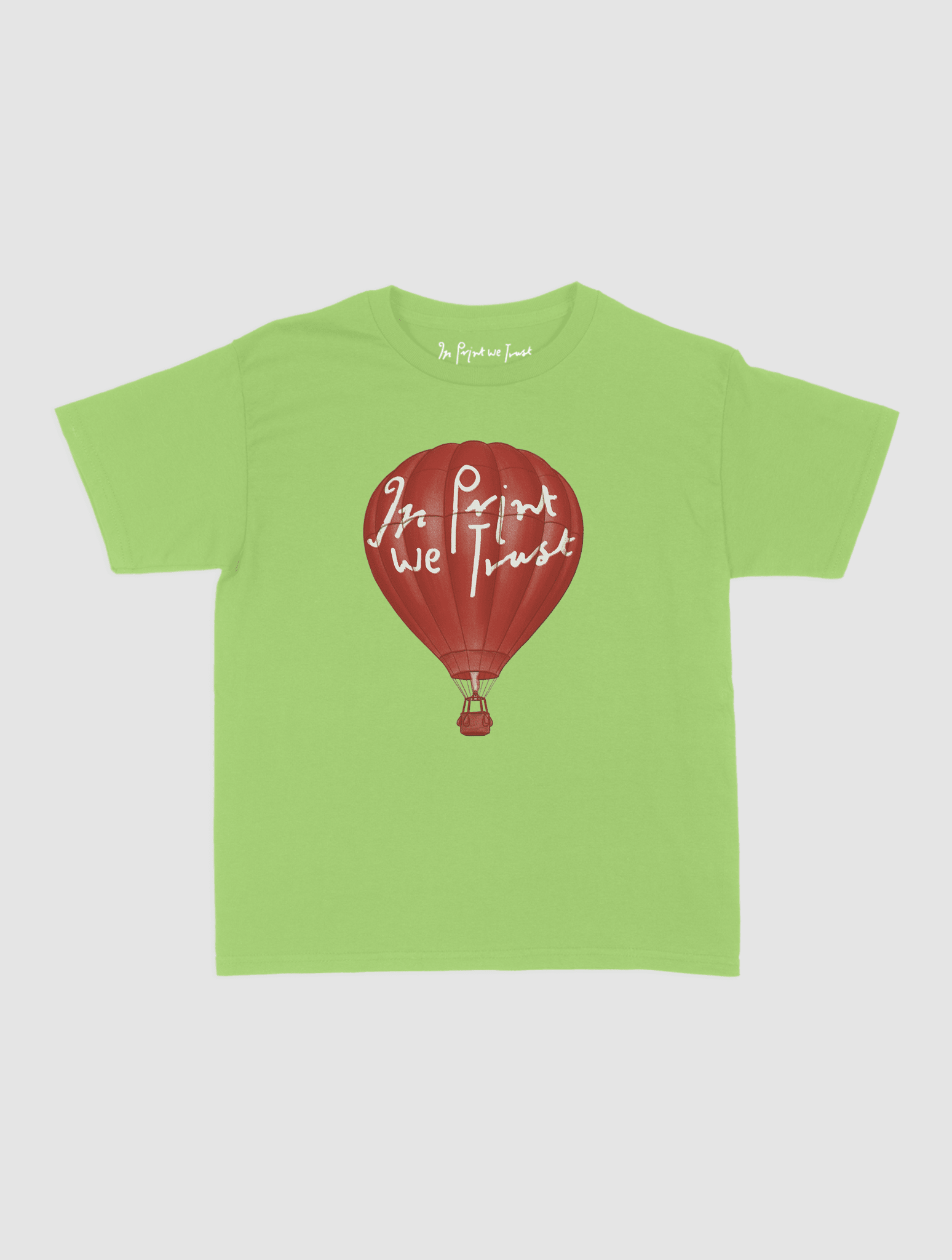 hot air balloon baby tee - In Print We Trust