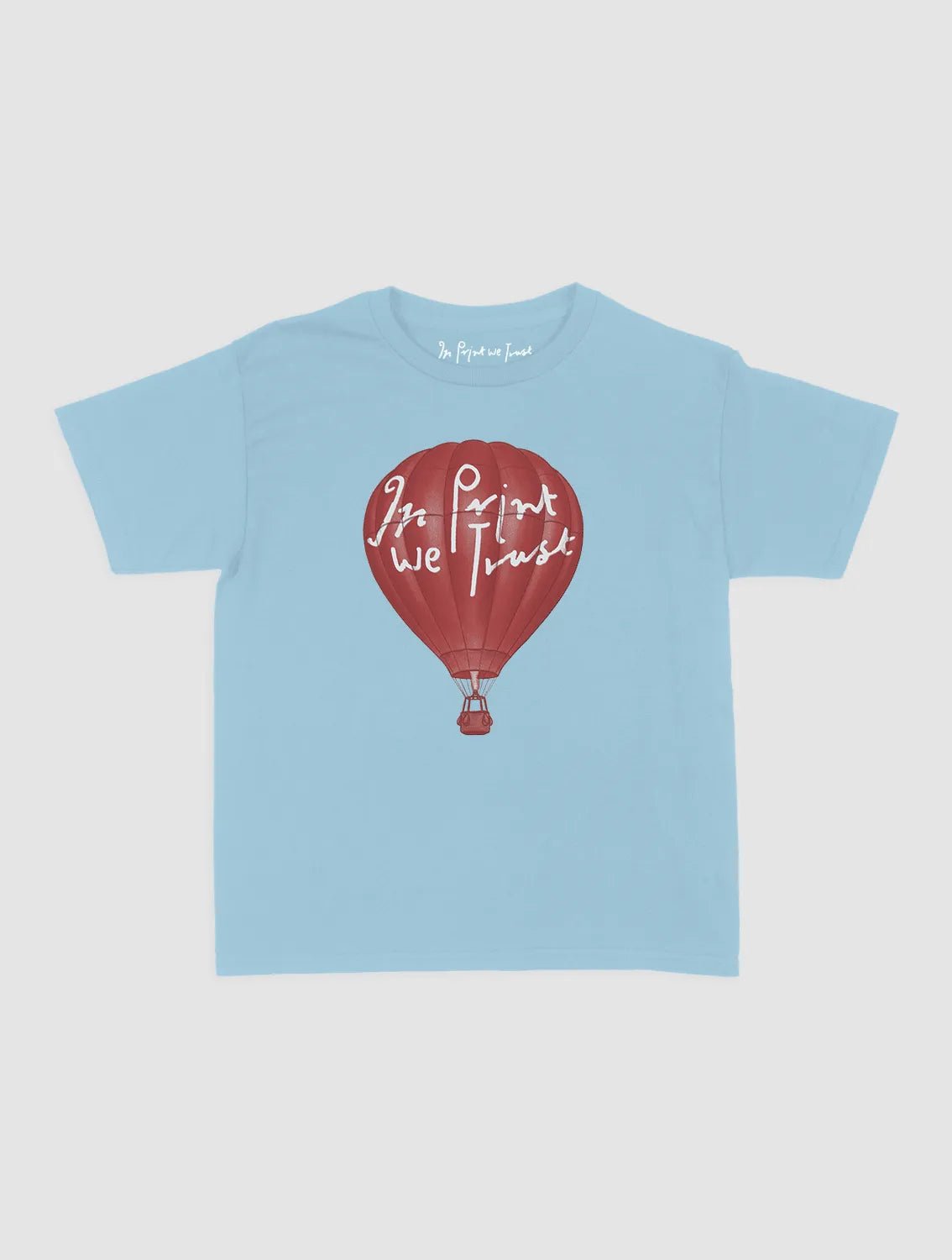 hot air balloon baby tee - In Print We Trust
