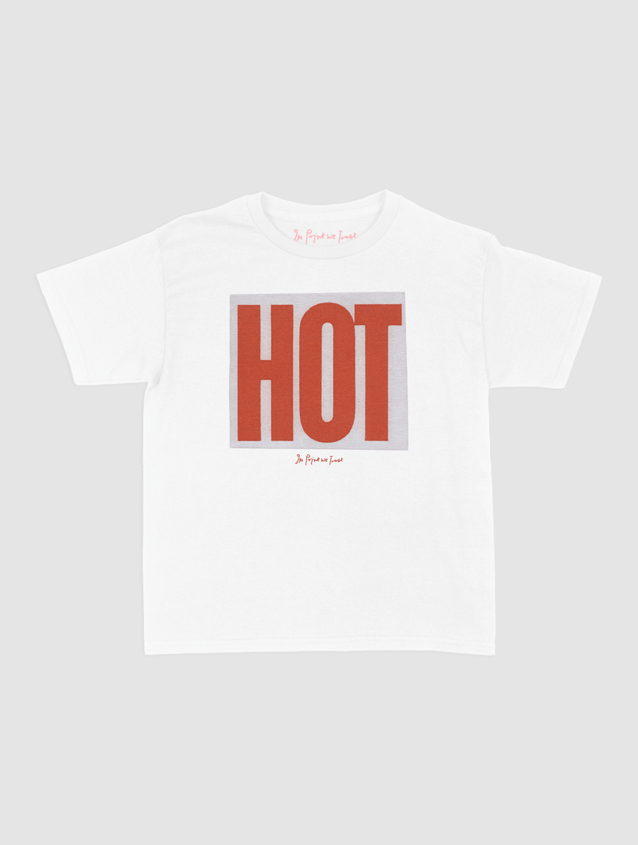hot baby tee - In Print We Trust