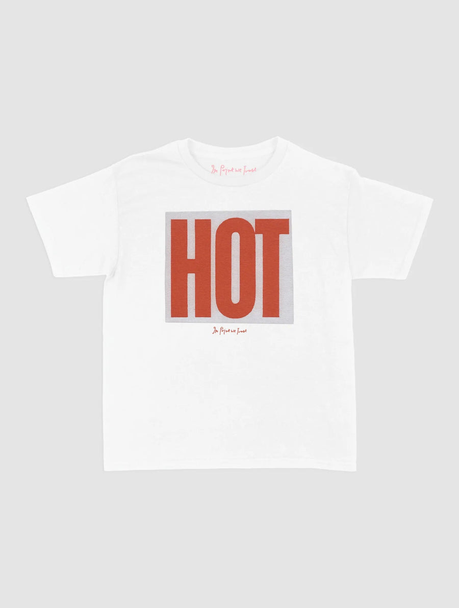 hot baby tee - In Print We Trust