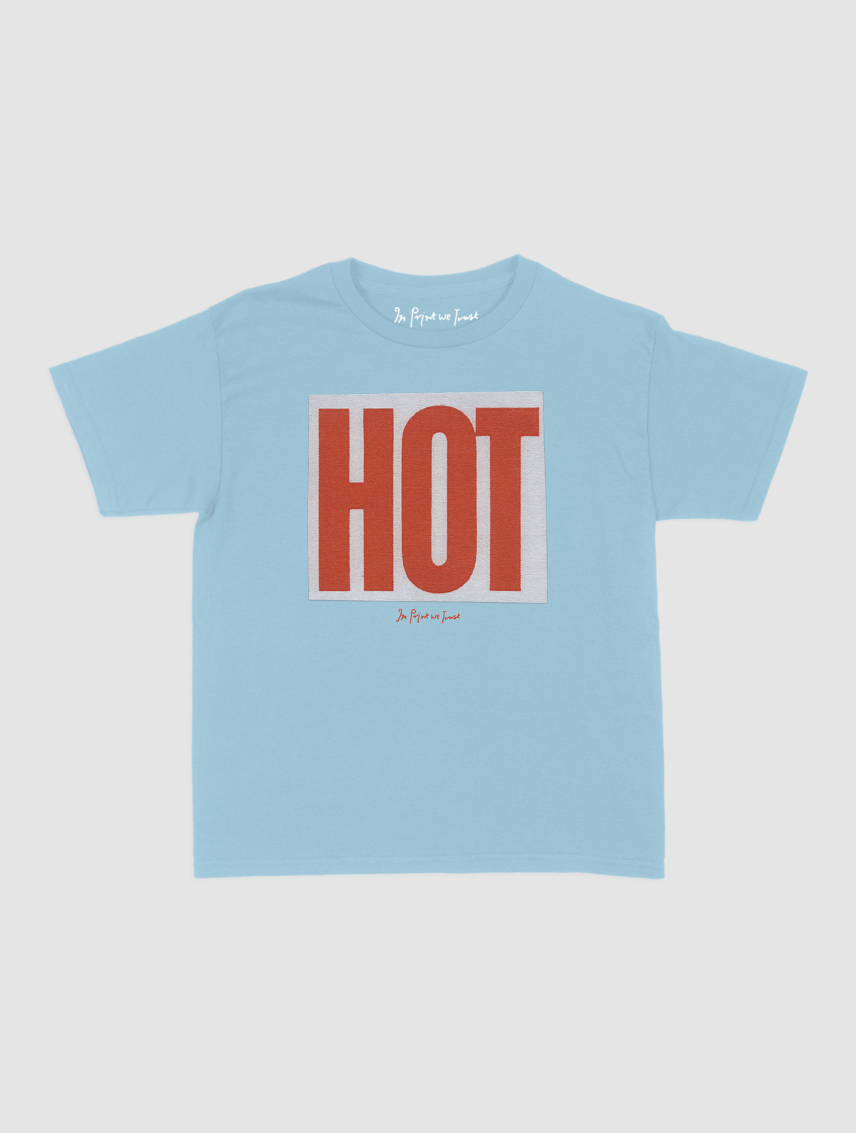 hot baby tee - In Print We Trust