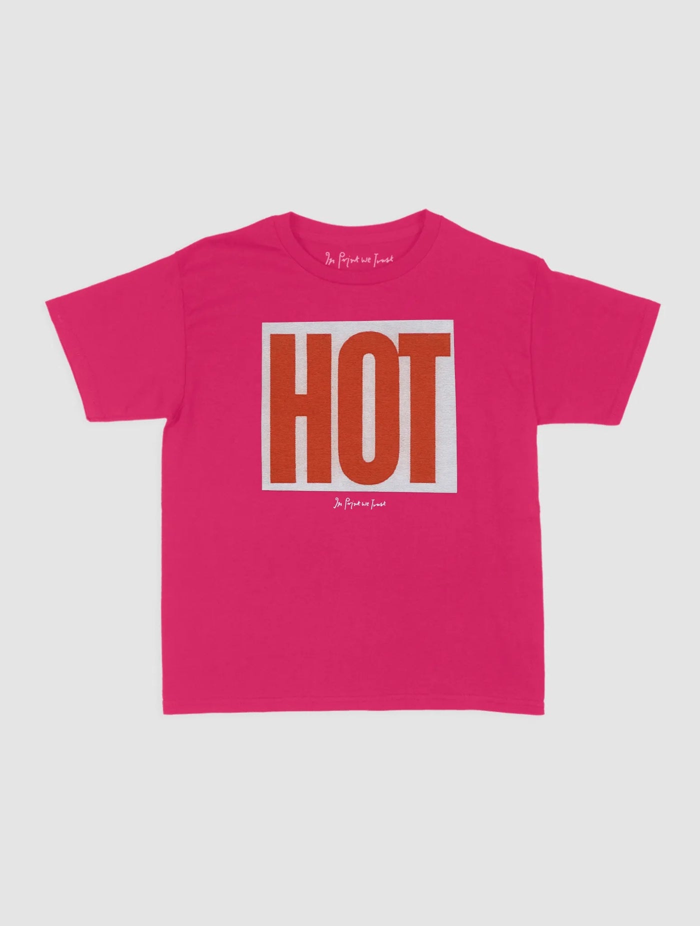 hot baby tee - In Print We Trust