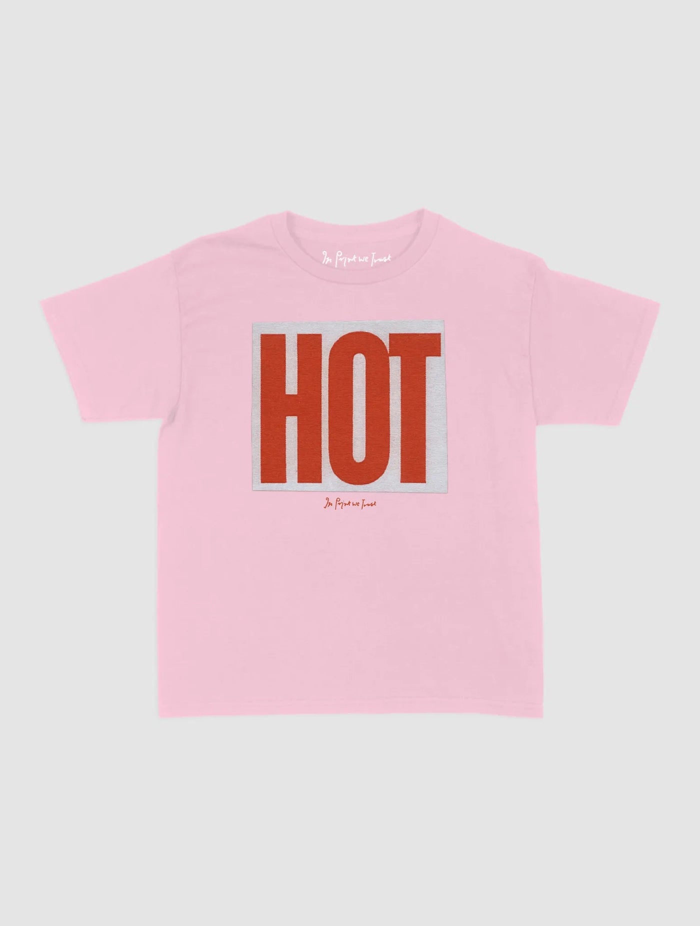 hot baby tee - In Print We Trust
