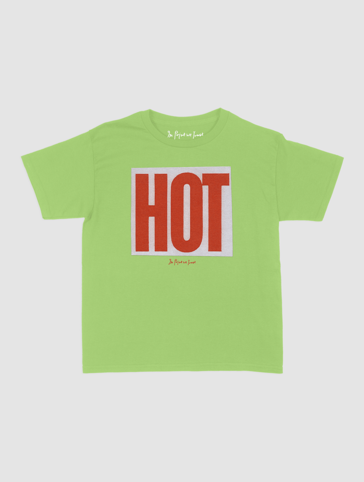 hot baby tee - In Print We Trust