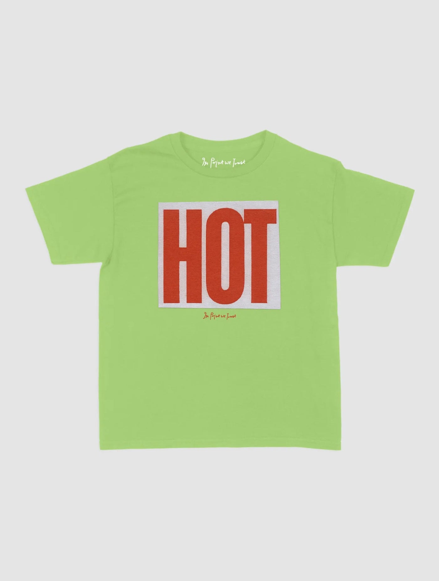 hot baby tee - In Print We Trust