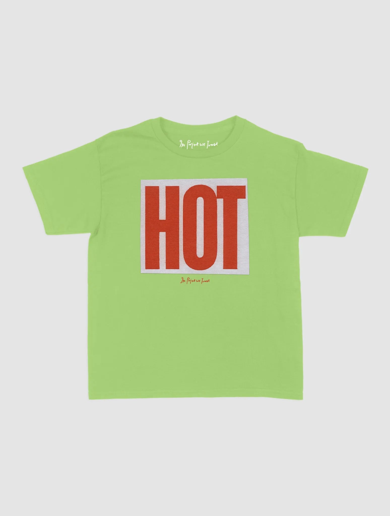 hot baby tee - In Print We Trust