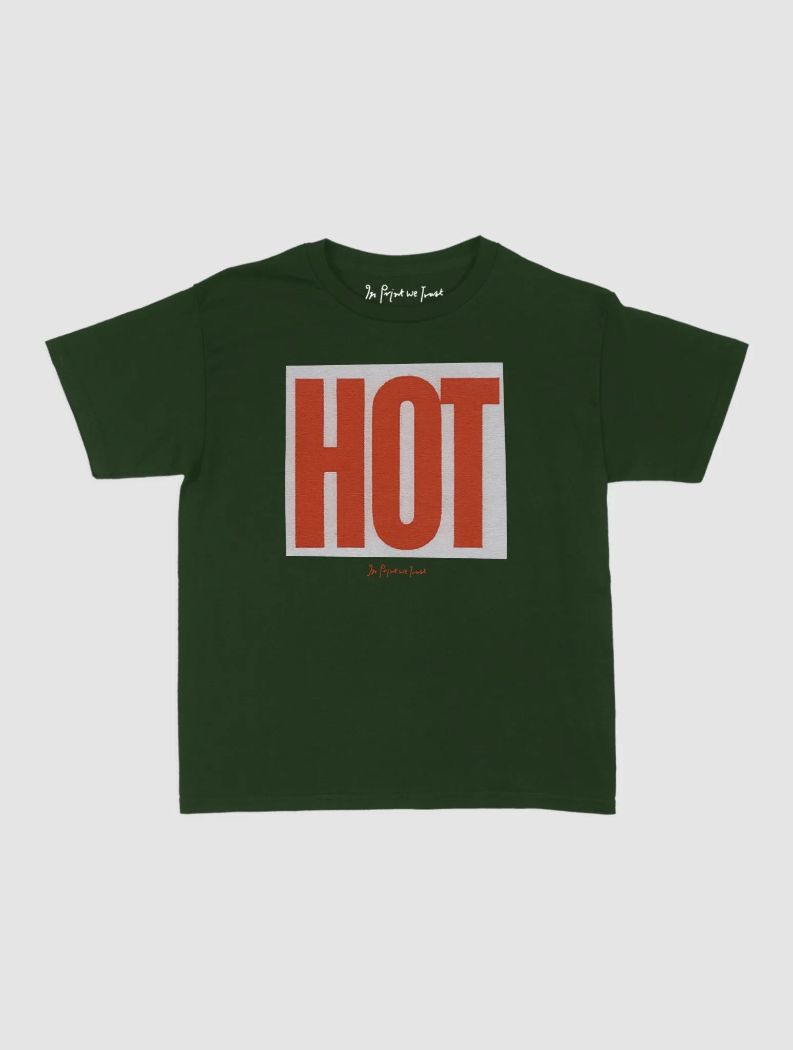 hot baby tee - In Print We Trust