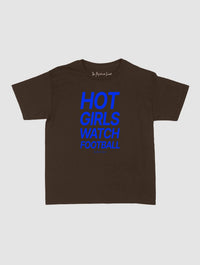 hot girls watch football baby tee - In Print We Trust