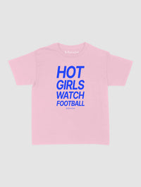 hot girls watch football baby tee - In Print We Trust