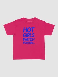 hot girls watch football baby tee - In Print We Trust