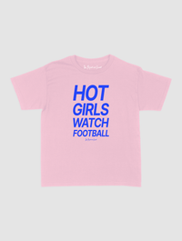 hot girls watch football baby tee - In Print We Trust