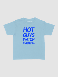 hot guys watch football baby tee - In Print We Trust