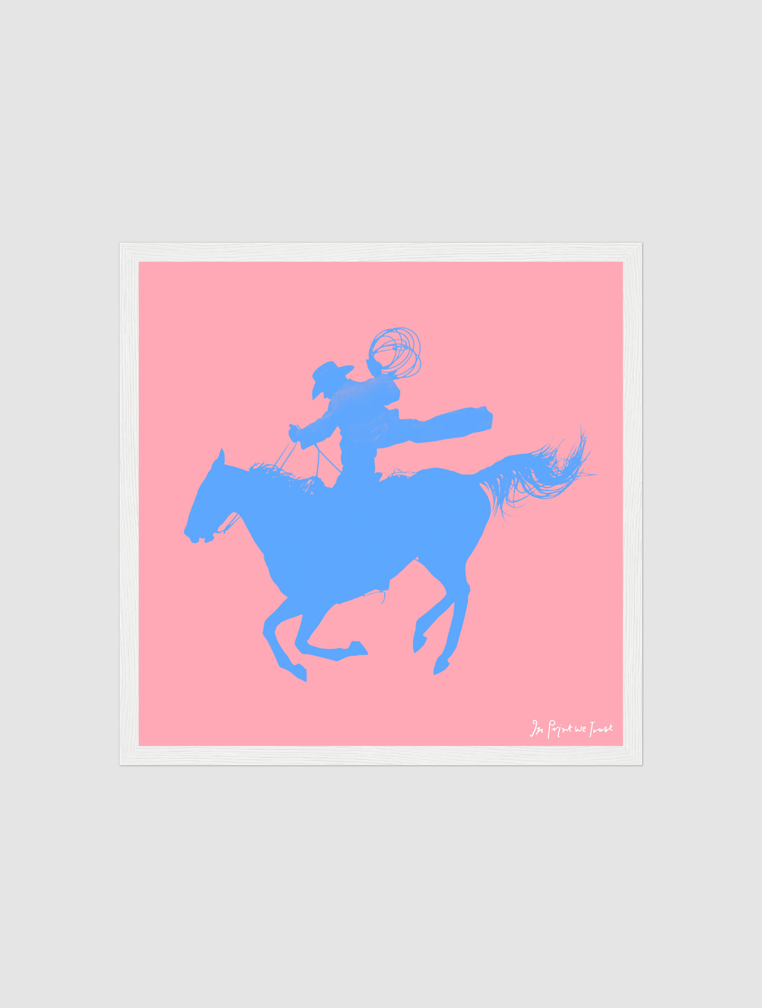 howdy framed art print - In Print We Trust