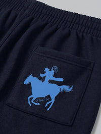 howdy navy sweatpants - In Print We Trust