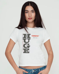 huge romantic baby tee - In Print We Trust