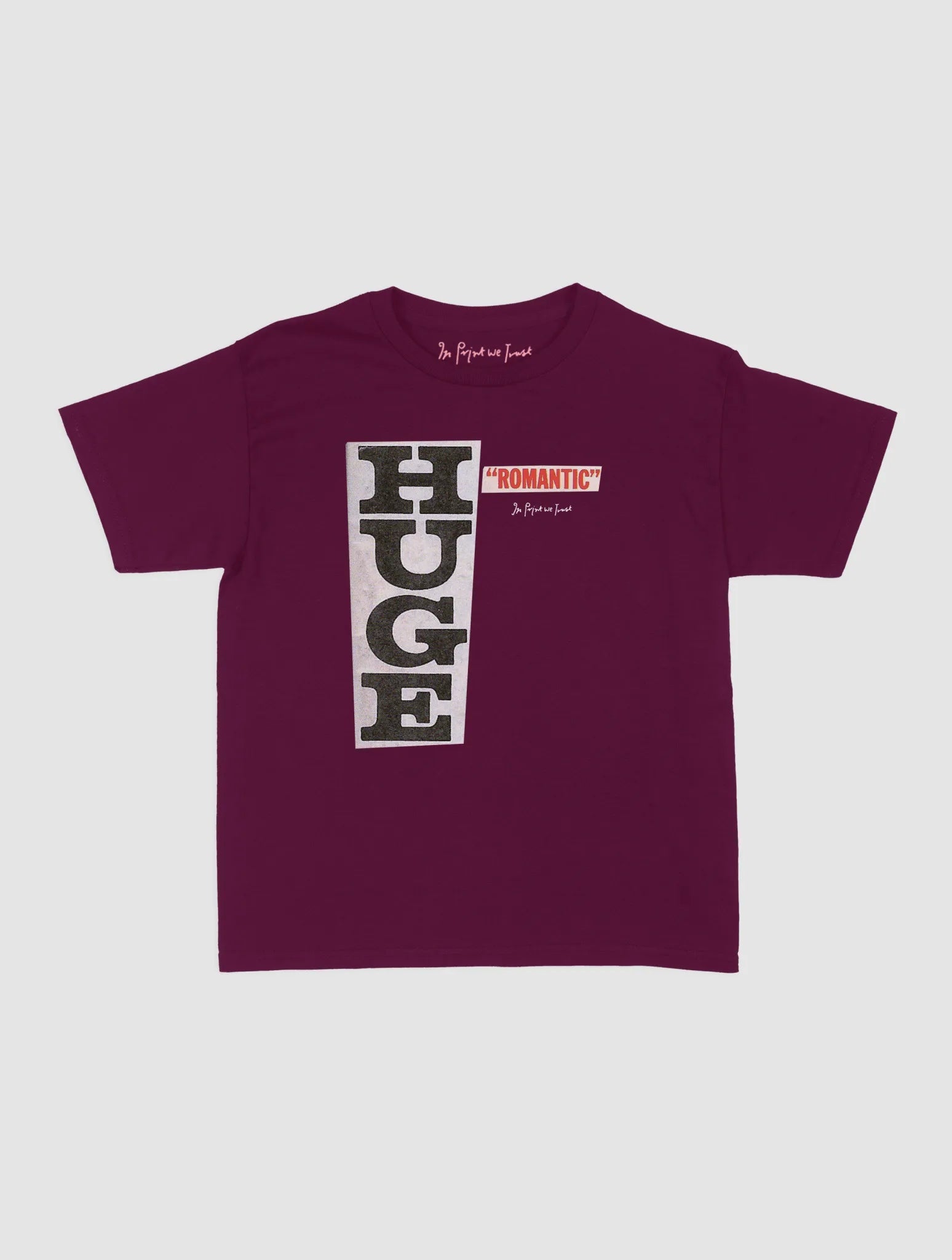 huge romantic baby tee - In Print We Trust
