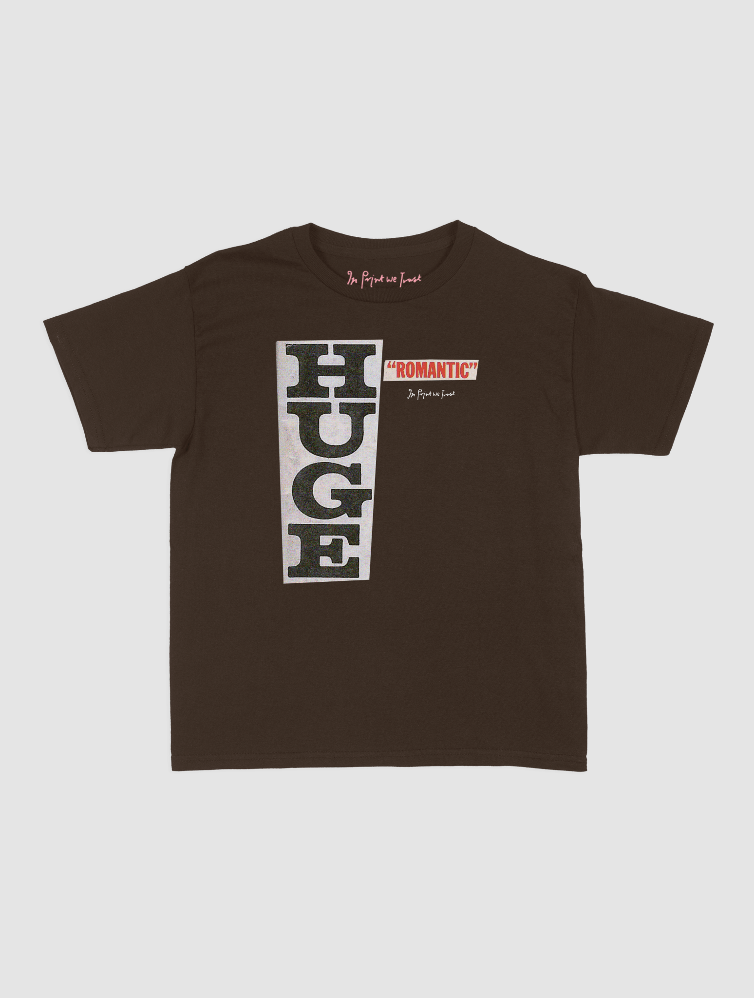 huge romantic baby tee - In Print We Trust