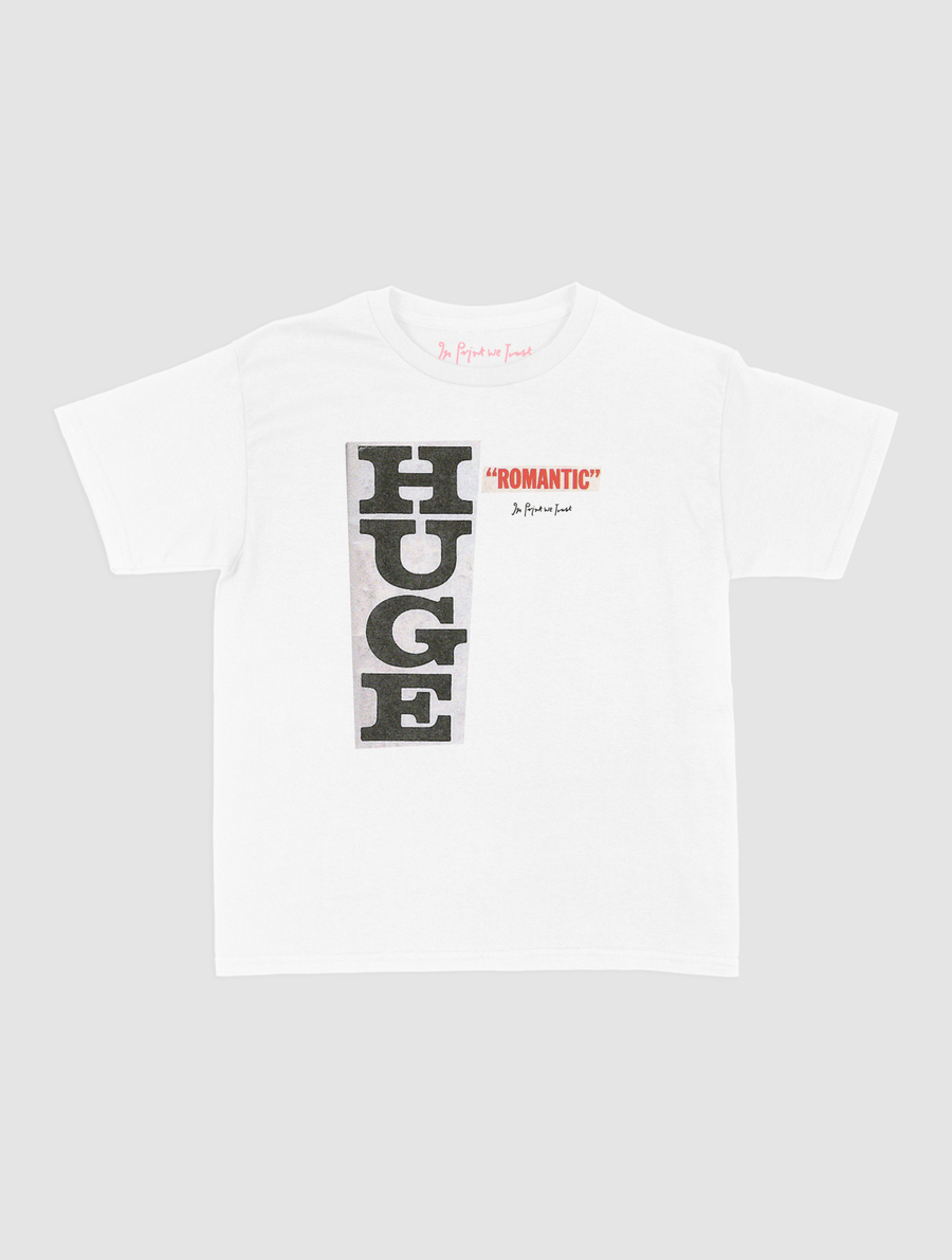huge romantic baby tee - In Print We Trust