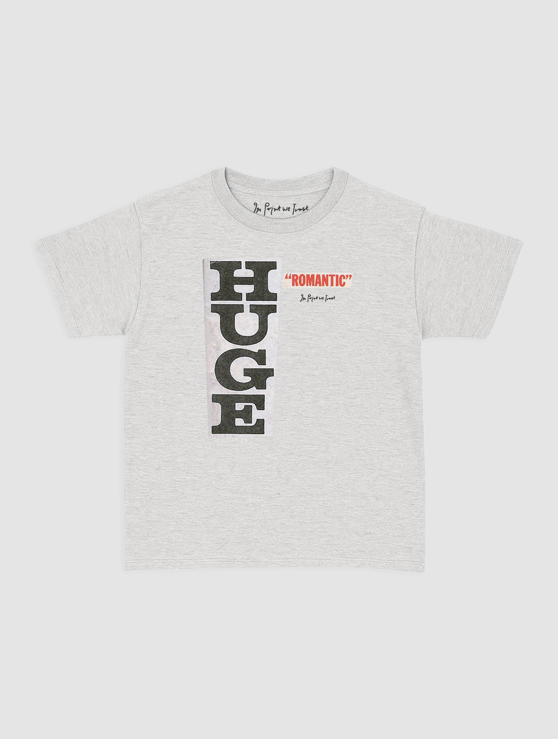 huge romantic baby tee - In Print We Trust
