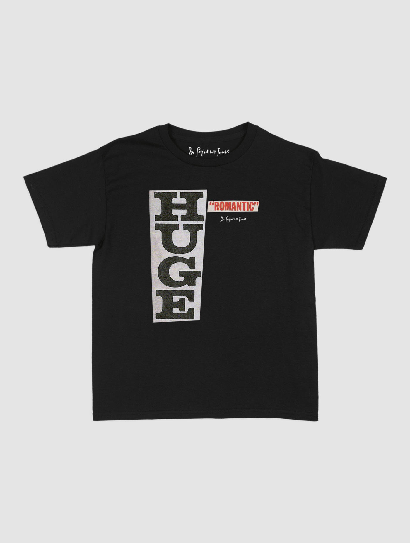 huge romantic baby tee - In Print We Trust