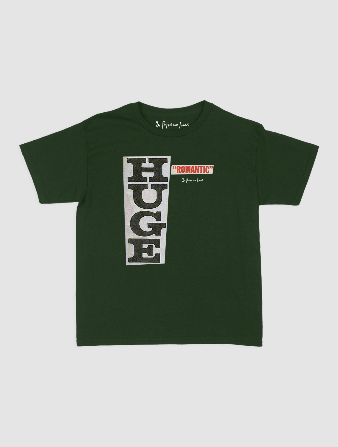 huge romantic baby tee - In Print We Trust