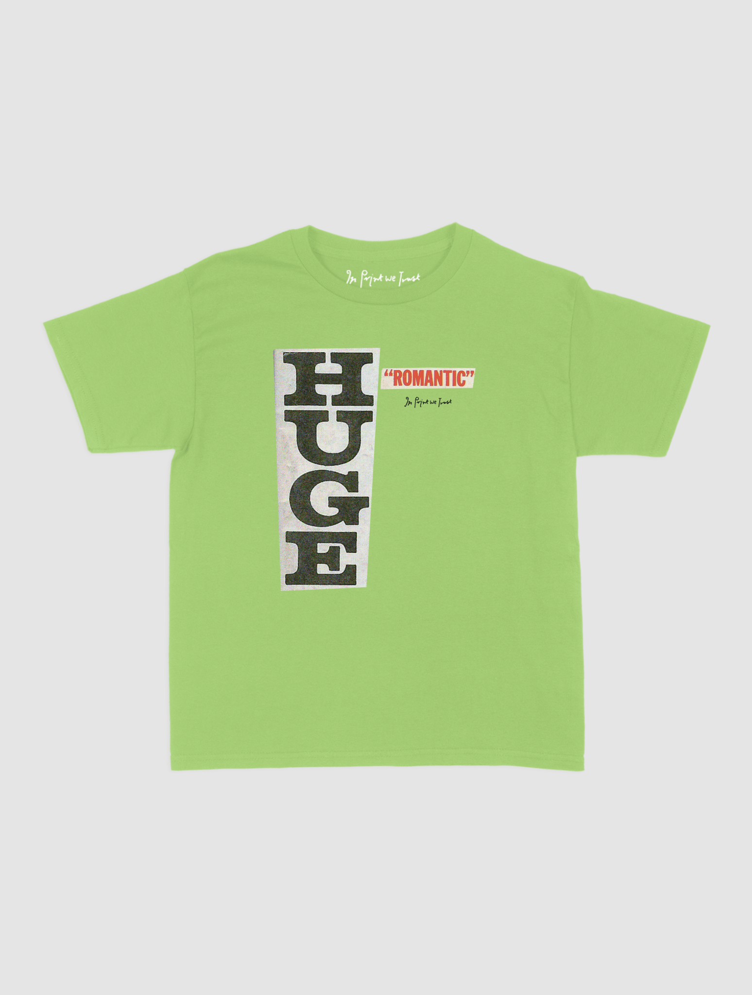 huge romantic baby tee - In Print We Trust