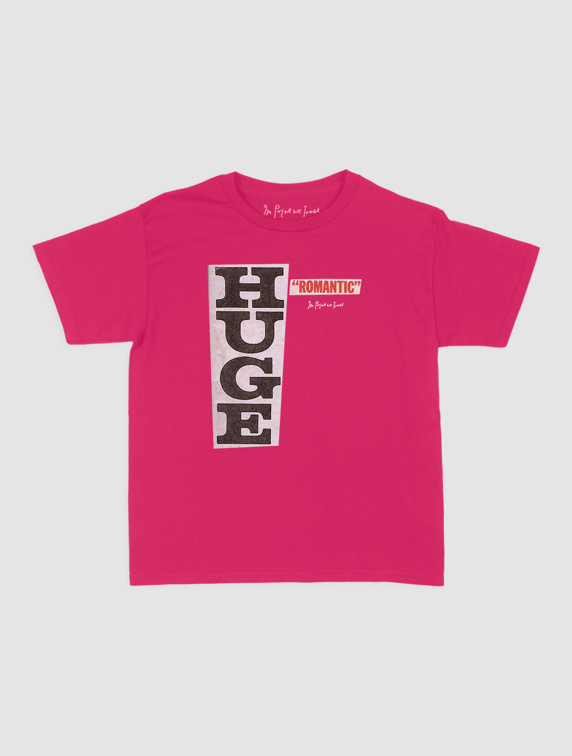 huge romantic baby tee - In Print We Trust