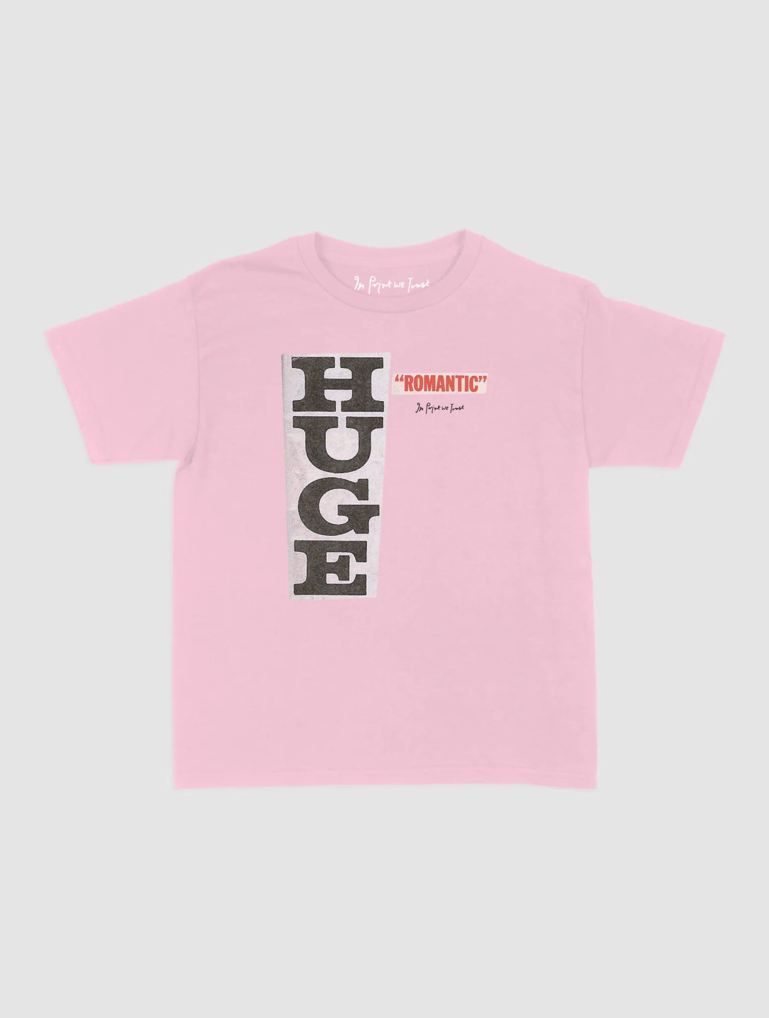 huge romantic baby tee - In Print We Trust