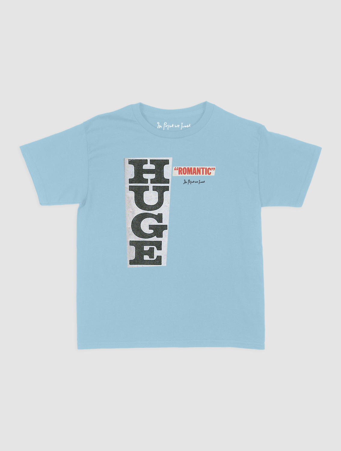 huge romantic baby tee - In Print We Trust