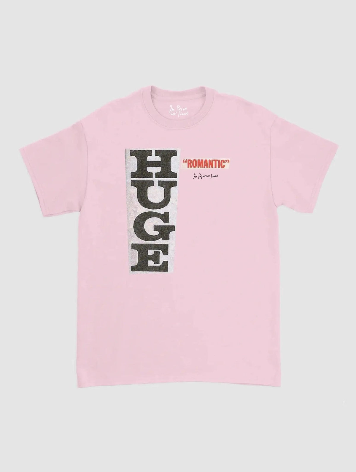 huge romantic classic tee - In Print We Trust