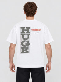 huge romantic heavyweight tee - In Print We Trust
