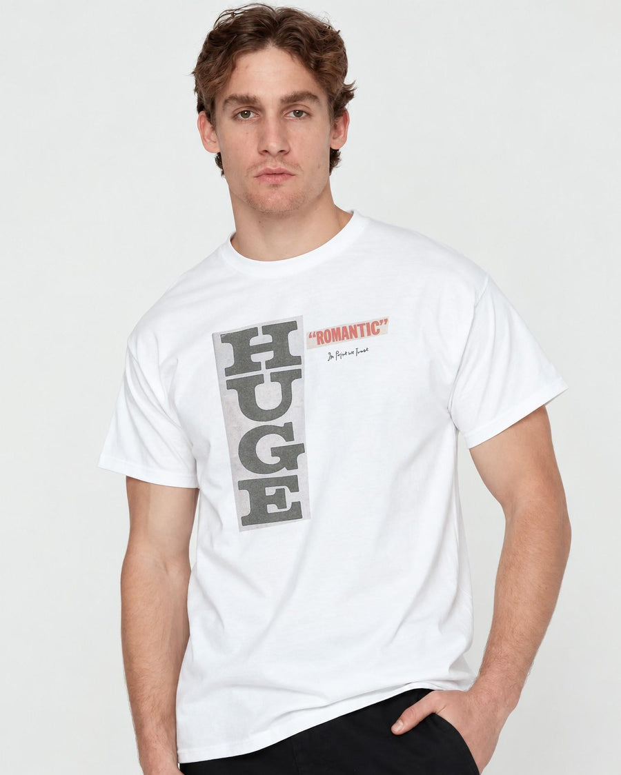 huge romantic classic tee - In Print We Trust