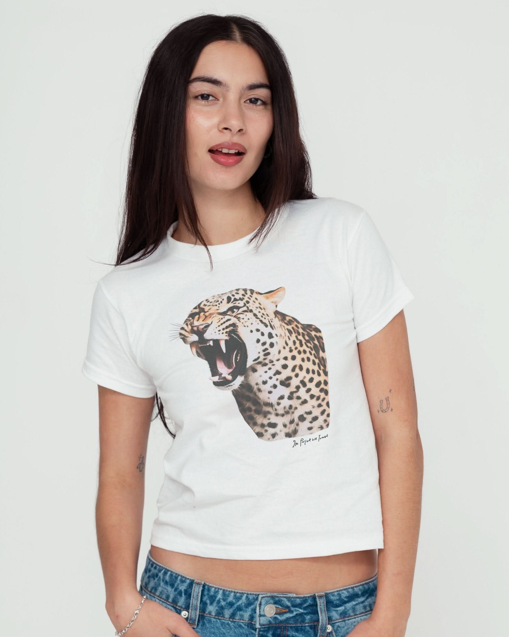 i don't bite baby tee · In Print We Trust