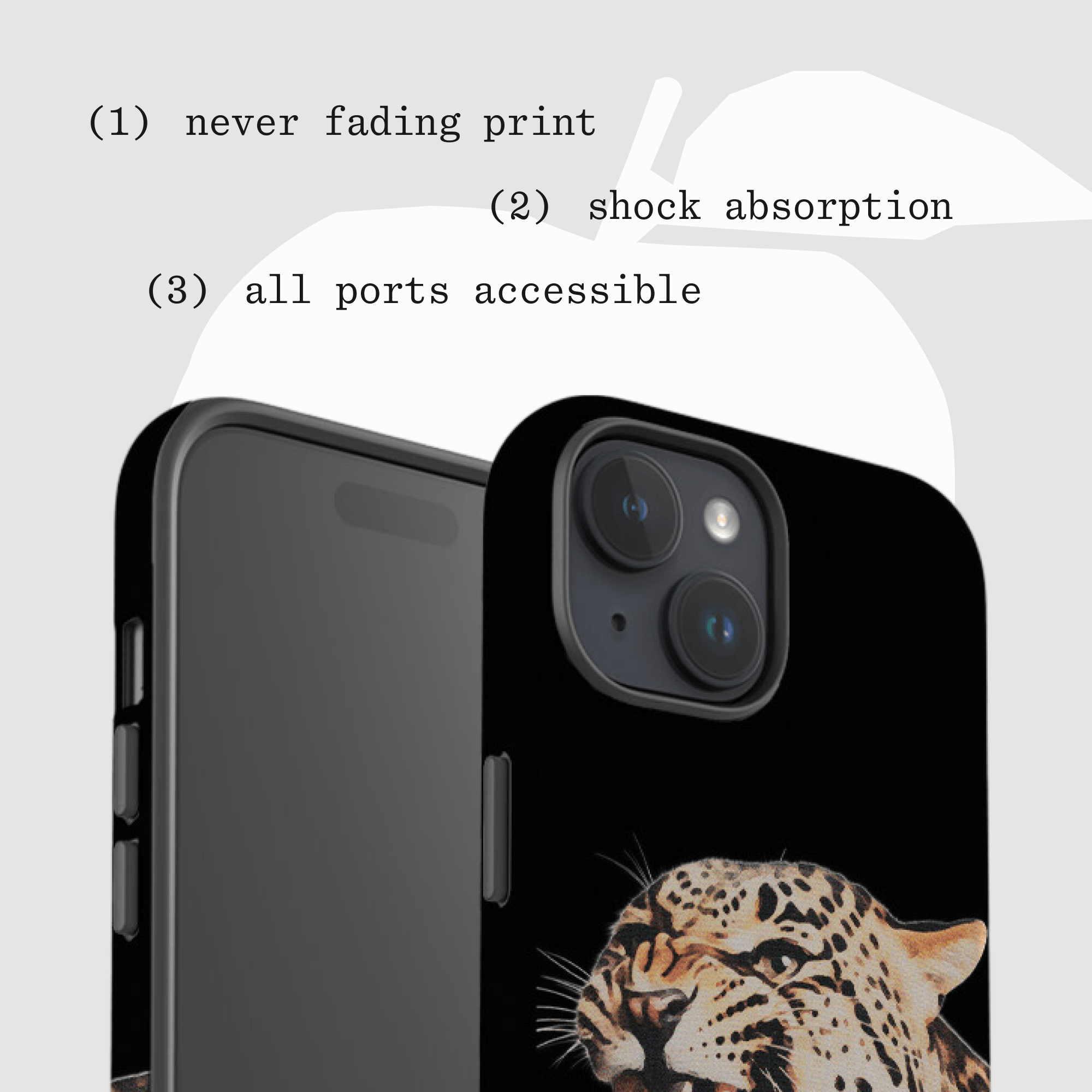 i don't bite tough iPhone case - In Print We Trust