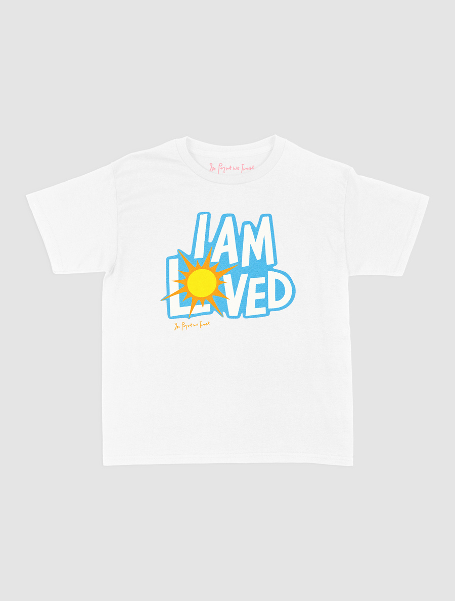 i am loved baby tee