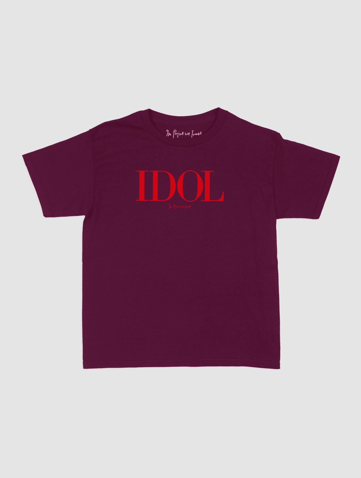 IDOL baby tee - In Print We Trust