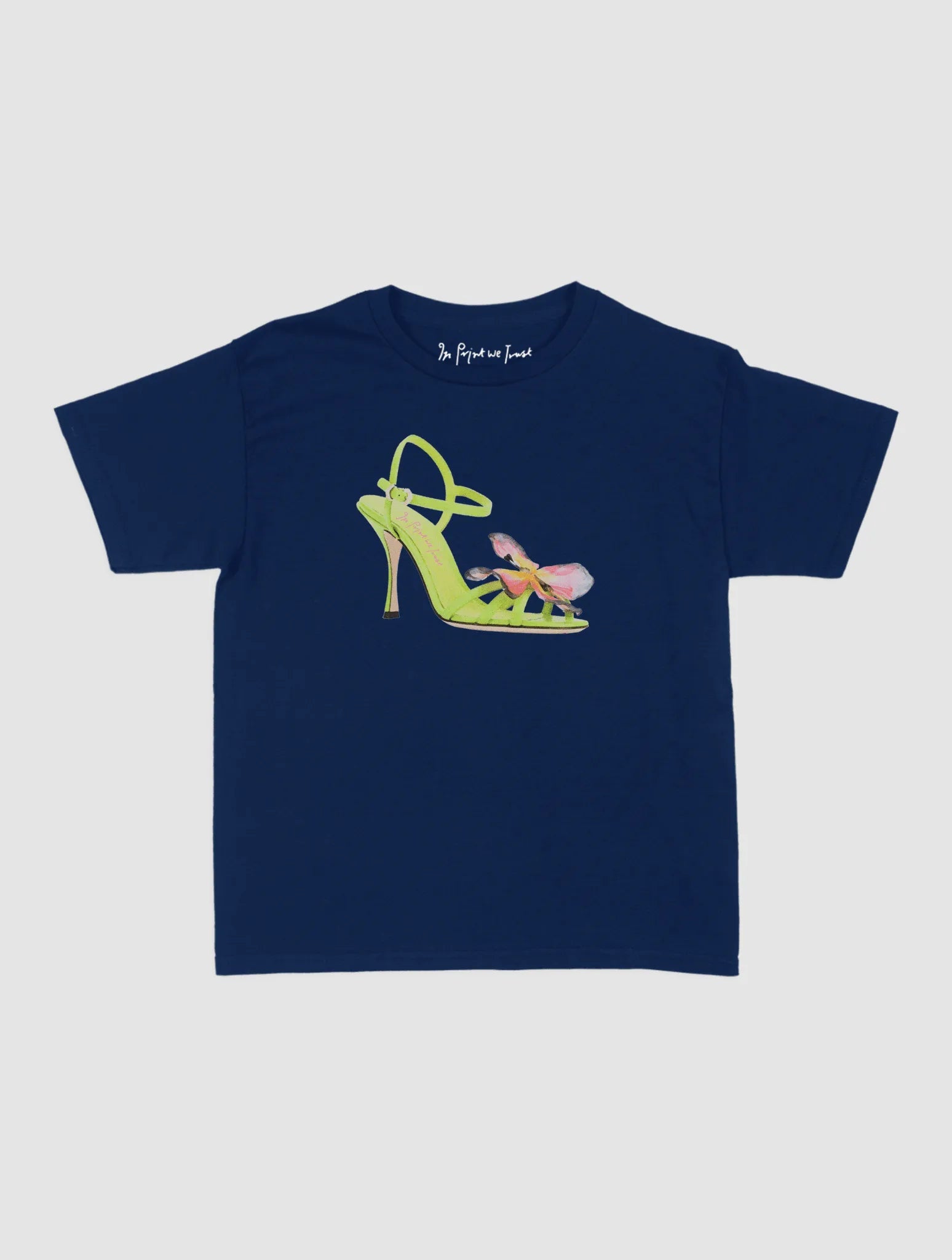 if the shoe fits baby tee - In Print We Trust