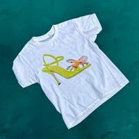 if the shoe fits baby tee - In Print We Trust