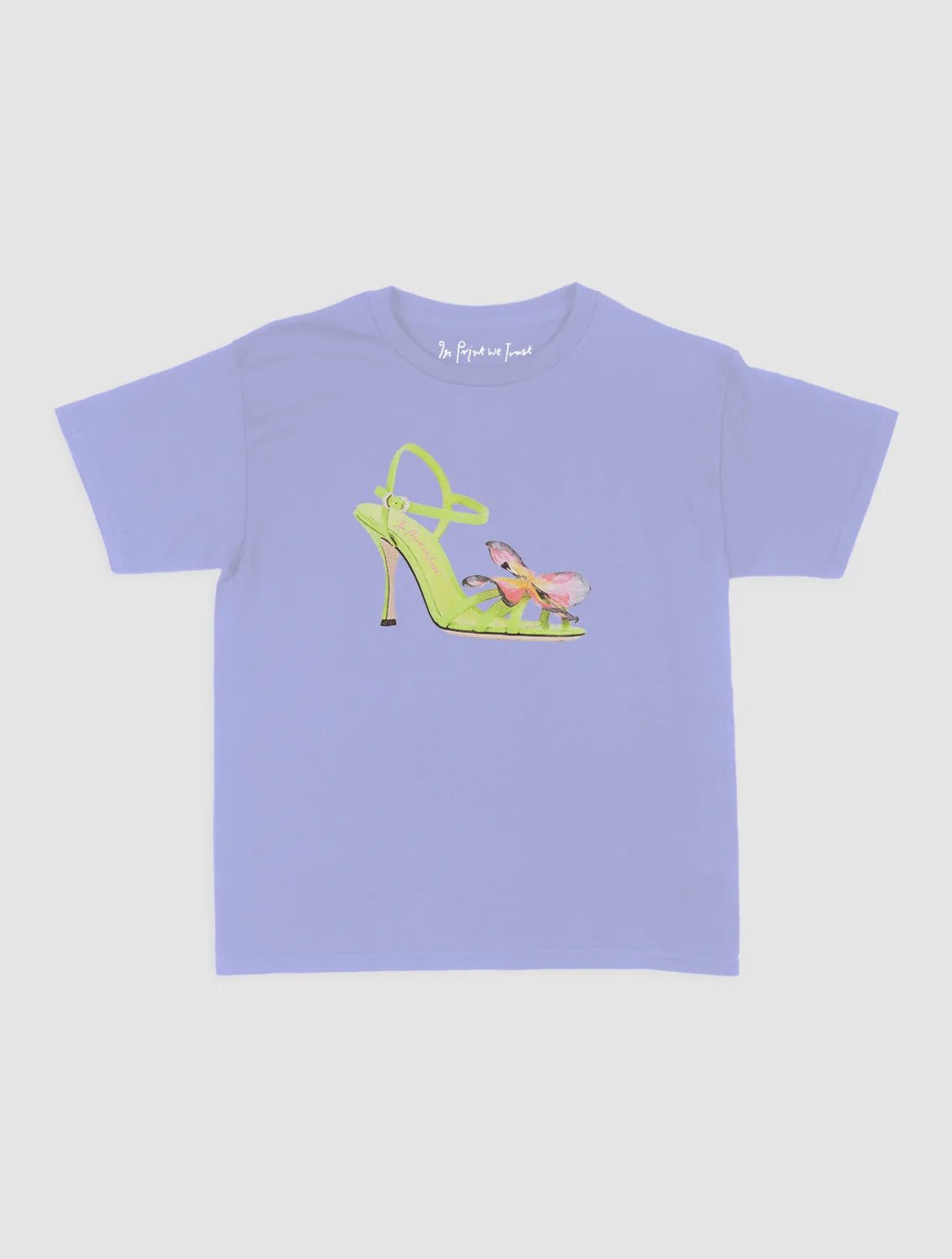 if the shoe fits baby tee - In Print We Trust