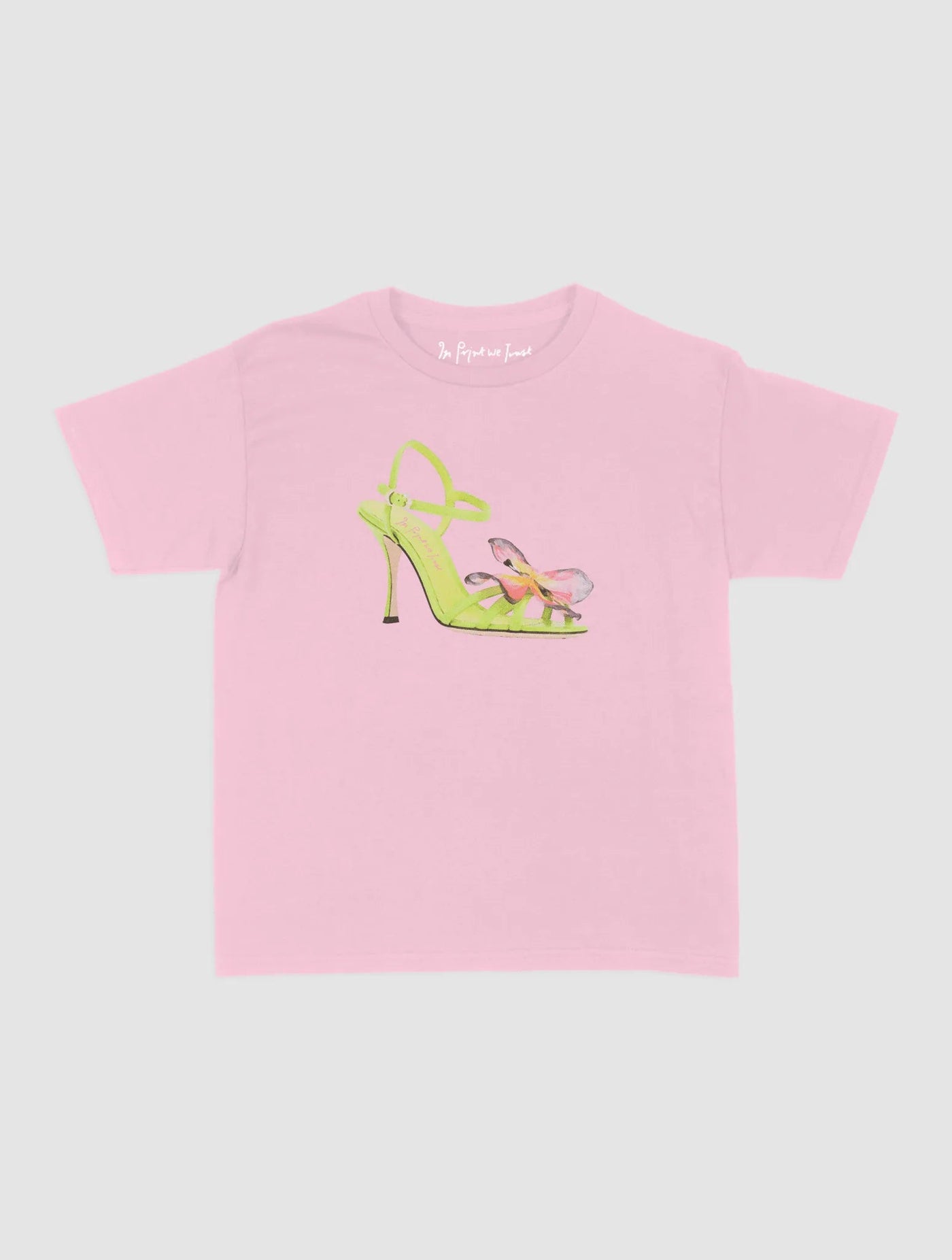 if the shoe fits baby tee - In Print We Trust