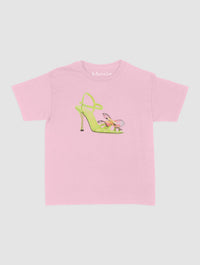 if the shoe fits baby tee - In Print We Trust
