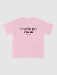 i'm in baby tee - In Print We Trust