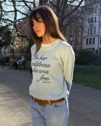 in her wildness knitted crew - neck - In Print We Trust