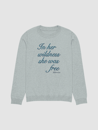 in her wildness knitted crew-neck