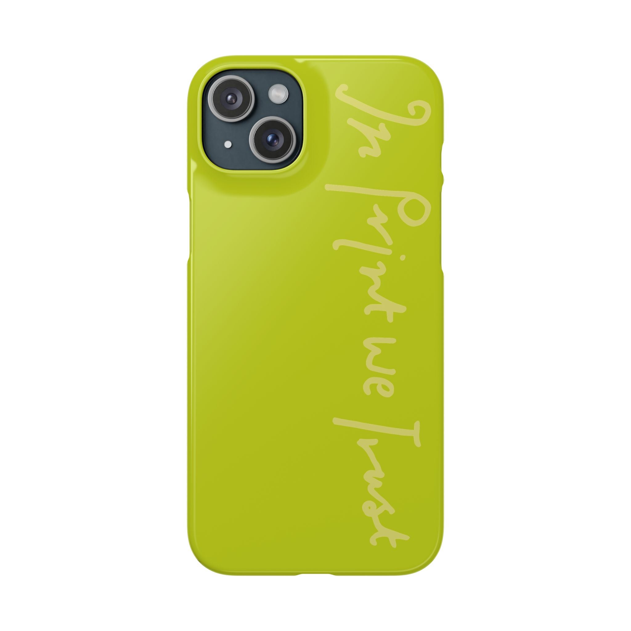 In Print We Trust iPhone case - In Print We Trust